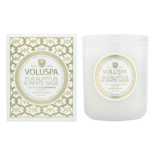 Арома свеча EUCALYPTUS & WHITE SAGE 270г 8107 - фото 6578