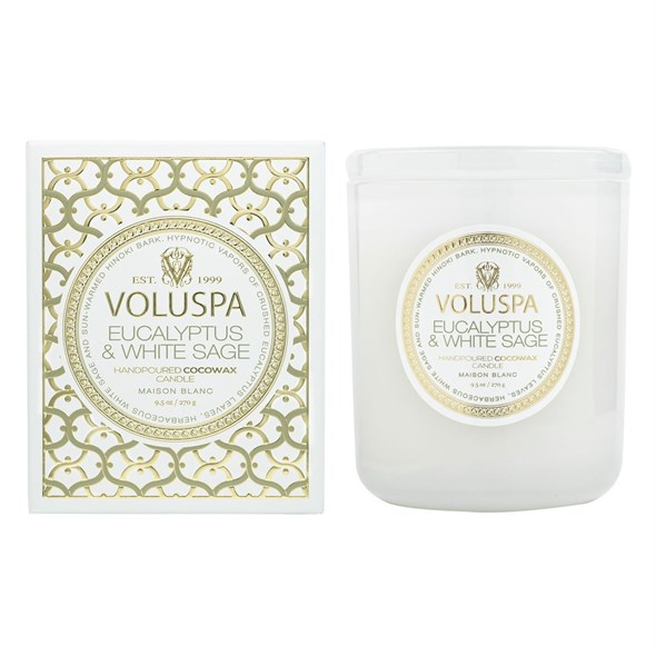 Арома свеча EUCALYPTUS & WHITE SAGE 270г - фото 6578